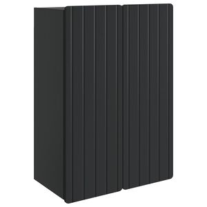 vidaXL Armoire Murale Noir 66 x 34,5 x 92 cm Bois d'ing&eacute;nierie