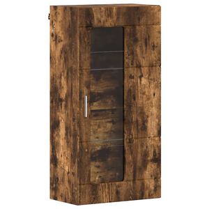 vidaXL Cabinet en Bois Ch&ecirc;ne fum&eacute; 50 x 29 x 100 cm Bois d'ing&eacute;nierie