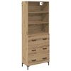 vidaXL Haut Armoire Ch&ecirc;ne artisanal 69,5 x 34 x 180 cm