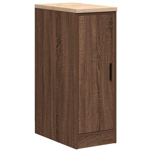 vidaXL Armoire de rangement de garage chêne marron 30x51x85cm bois pin