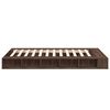 vidaXL Cadre de lit sans matelas ch&ecirc;ne marron 140x190 cm