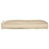 vidaXL Coussin Beige 120 x 40 x 12 cm Tissu Oxford