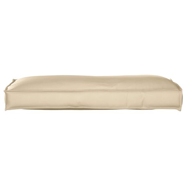 vidaXL Coussin Beige 120 x 40 x 12 cm Tissu Oxford