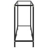 vidaXL Table console Transparent 120x35x75 cm Verre tremp&eacute;