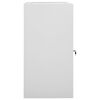 vidaXL Armoire &agrave; selles Gris clair 53x53x105 cm Acier