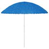 vidaXL Parasol de plage Hawaii bleu 300 cm