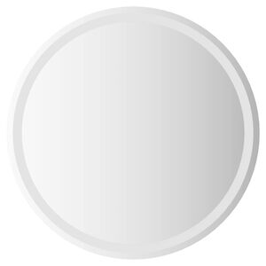vidaXL Miroir de salle de bain LED Transparent &Oslash; 70 cm verre tremp&eacute;