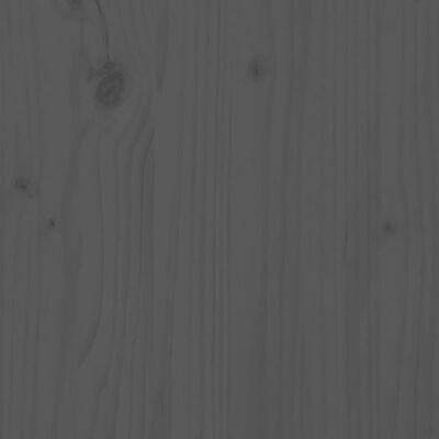vidaXL Lit de palette gris 120x200 cm bois de pin massif