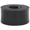 vidaXL Bordure en caoutchouc de chasse-neige noir 180x10x1 cm