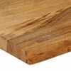 vidaXL Dessus de table &agrave; bord vivant 140x40x3,8cm bois massif manguier