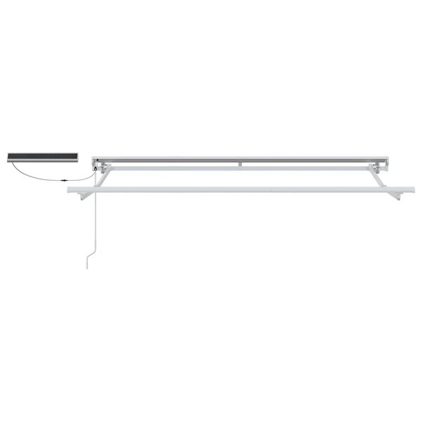 vidaXL Auvent r&eacute;tractable &eacute;lectrique Bleu et Blanc 2,5 x 2 m