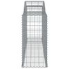 vidaXL Paniers &agrave; gabions arqu&eacute;s 6 pcs 300x50x100/120 cm fer galvanis&eacute;