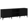 vidaXL Ensemble meuble TV 150 x 30 x 50 cm Ch&ecirc;ne noir