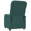 vidaXL Fauteuil inclinable Vert fonc&eacute; Tissu