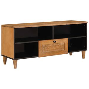 vidaXL Meuble TV 100 x 33 x 46 cm Bois de mangue massif