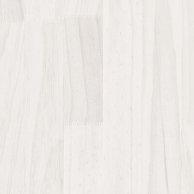 vidaXL Armoire d'appoint Blanc 180x36x65 cm Bois de pin massif
