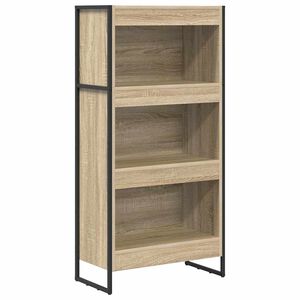 vidaXL Biblioth&egrave;que 60 x 30 x 121 cm Bois d'ing&eacute;nierie Sonoma