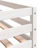 vidaXL Lit mezzanine enfants avec tunnel sans matelas rose 90x200 cm
