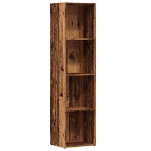 vidaXL Biblioth&egrave;que vieux bois 36x30x143 cm Bois d'ing&eacute;nierie