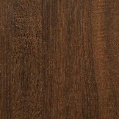 vidaXL Cadre de lit chêne marron 90x190 cm bois d'ingénierie