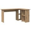 vidaXL Bureau Ch&ecirc;ne artisanal Bois d'ing&eacute;nierie 142 x 102 x 73 cm