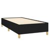 vidaXL Cadre de lit sans matelas noir 90x200 cm tissu