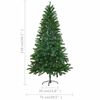 vidaXL Arbre de Noël artificiel pré-éclairé et boules 150 cm Vert