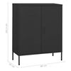 vidaXL Armoire de rangement Anthracite 80x35x101,5 cm Acier