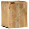 vidaXL Armoire de salle de bain suspendue marron bois massif manguier