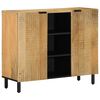 vidaXL Buffet marron 90x33x75 cm bois massif de manguier