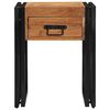 vidaXL Table d'appoint 40 x 40 x 50 cm Bois d'Acacia Massif