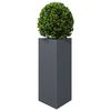 vidaXL Jardini&egrave;re anthracite triangulaire 40x34,5x70 cm acier