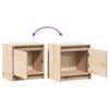 vidaXL Table de chevet 40x30,5x40 cm bois de pin massif