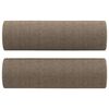 vidaXL Canap&eacute; 3 places et oreillers et coussins Taupe 180 cm Tissu
