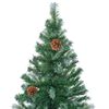 vidaXL Arbre de No&euml;l artificiel avec pommes de pin 150 cm