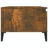 vidaXL Table basse Ch&ecirc;ne fum&eacute; 90x50x36,5 cm Bois d'ing&eacute;nierie