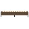 vidaXL Cadre de lit sans matelas marron foncé 90x200 cm tissu