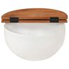 vidaXL Table basse blanc 50x27 cm bois de récupération massif