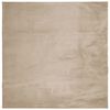 vidaXL Tapis HUARTE &agrave; poils courts doux et lavable sable 120x120 cm