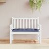 vidaXL Coussin de banc de jardin bleu marine 110x50x7 cm tissu oxford