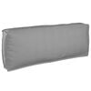 vidaXL Coussin Tissu Oxford Gris 120 x 40 x 12 cm