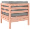 vidaXL Salon de jardin 6 pcs et coussins bois massif sapin de douglas