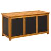 vidaXL Bo&icirc;te de Rangement de Jardin 185 L Bois d'Acacia Massif Noir