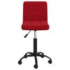 vidaXL Chaises à manger pivotantes lot de 2 rouge bordeaux velours