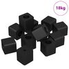 vidaXL Support de tiroir 6792 pc Noir 15 x 15 x 15mm Copolym&egrave;re PP