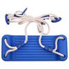 vidaXL Si&egrave;ges de balan&ccedil;oire avec cordes 2 pcs bleu 38x16 cm PE