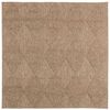 vidaXL Tapis d'int&eacute;rieur et d'ext&eacute;rieur AGIRA Naturel 120 x 120 cm