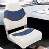 vidaXL Ensemble de si&egrave;ges de bateau pliables lot de 2 dossier haut