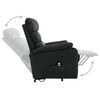 vidaXL Fauteuil de massage inclinable Gris foncé Tissu