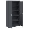 vidaXL Armoire de rangement 2 pcs Anthracite 90 x 40 x 180 cm Acier